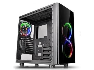 Kucište THERMALTAKE VIEW 31TG Mid Tower/ATX/Micro ATX/Mini ITX/bez napajanja/kaljeno staklo/RGB/crna