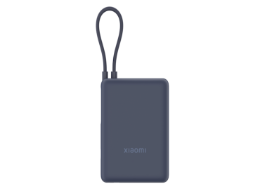 Power bank  XIAOMI 33W/10000mAh/integrisan kabl/plava