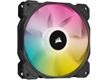 Kuler za PC CORSAIR iCUE SP120 RGB ELITE Performanc/12 cm ventilator/RGB/crna