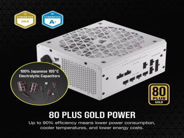 Napajanje CORSAIR SHIFT RM750x 750W/modularno/ATX/80+Gold/bela