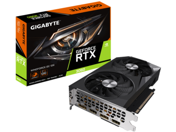 Graficka karta GIGABYTE GV-N3060WF2OC-12GD NVD/12GB/DDR6/192bit/crna