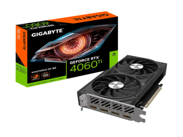 Grafička karta GIGABYTE RTX 4060 GV-N4060D6-8GD NVD/8GB/GDDR6/128bit/crna