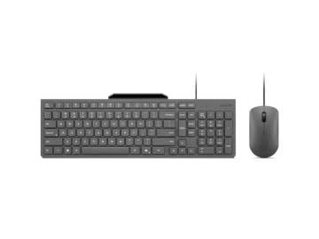 Tastatura+miš LENOVO Lenovo 310/žicni set/USB-A /US Eur/crna