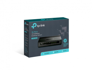 Switch TP-LINK TL-SF1016D 16x RJ45/10/100Mbps/plasticno kuciste