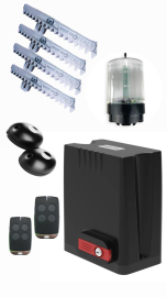 Motor za kliznu kapiju do 600kg-Set 4m letve-Lampa-fotocelije